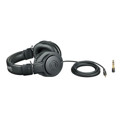Audio-Technica ATH-M20X Professional Monitor Wired Headphones - Black